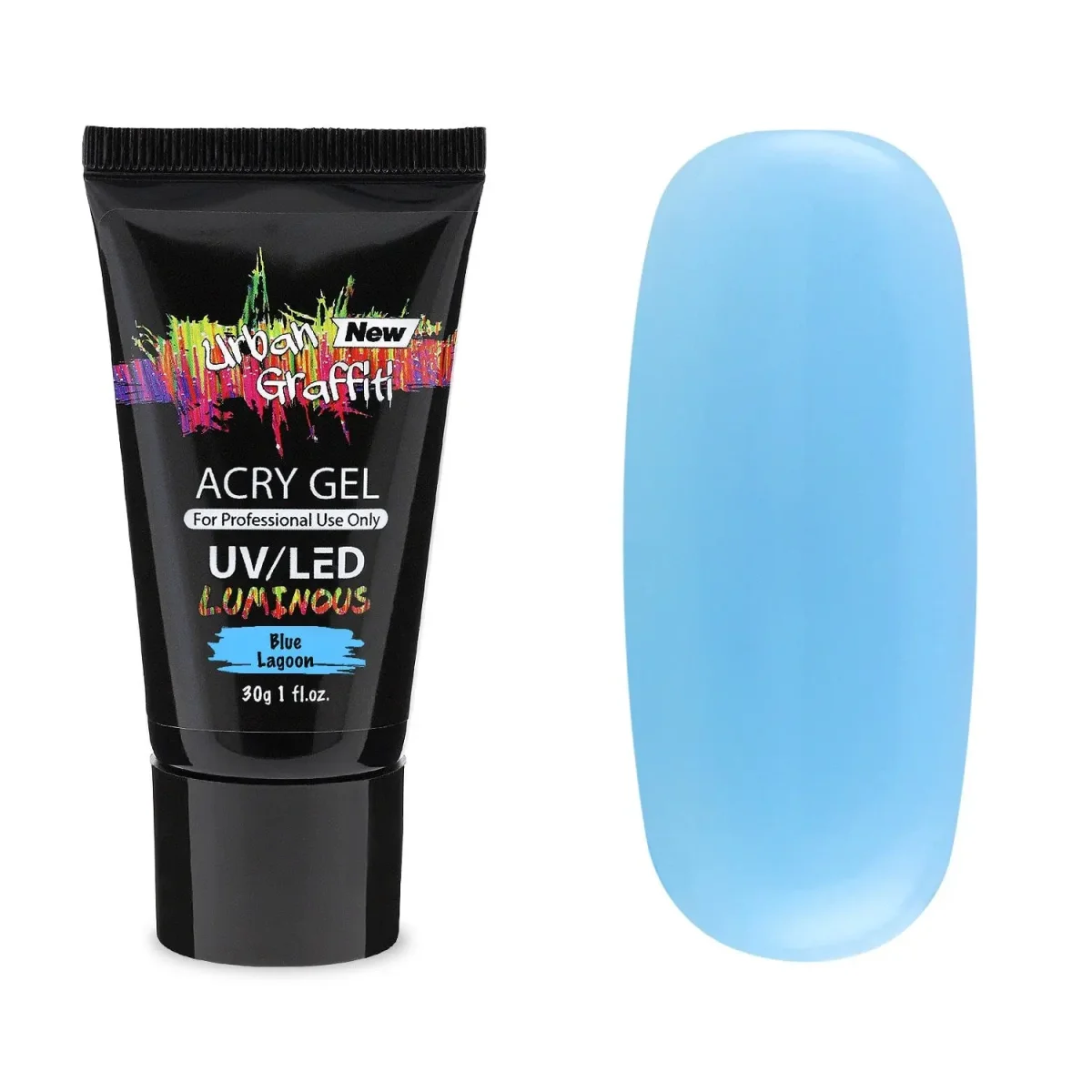 Blue Lagoon Luminous Blue Glow In the Dark AcryGel - 30g