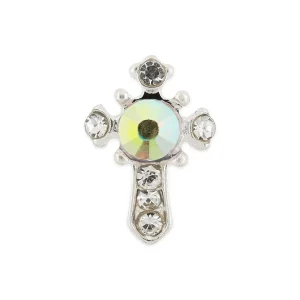 Pote com 10 Amuletos - Cruz de Cristal