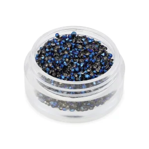 Cristais Azul Carvão - 1mm