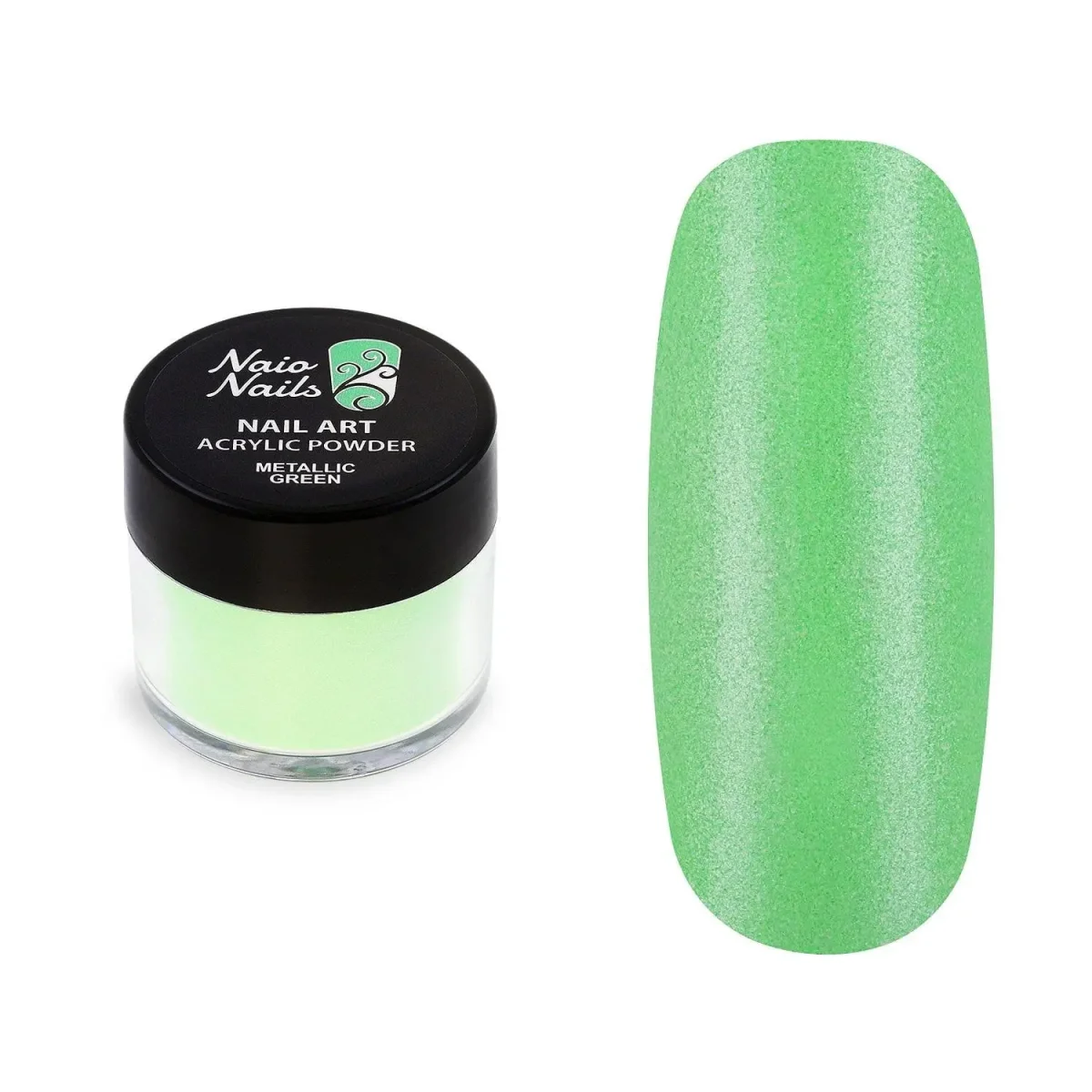 Pó Acrílico Metálico Verde - 12g