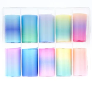 NFS-017 Pastel Ombré - Conjunto de Folhas de Transferência