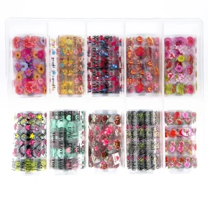 Conjuntos de Flores, Corações e Fontes Conjunto de Folhas TFS-32 (Pacote com 10)