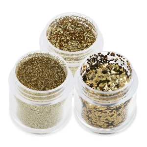 Bilhete Dourado | Glitter para Arte nas Unhas | B0206
