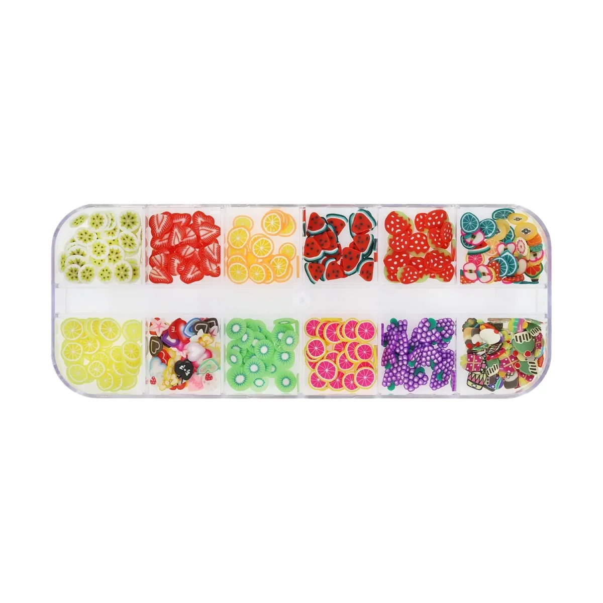 Fatias de Frutas Fimo