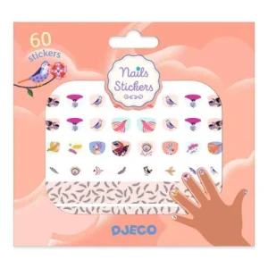 120 Autocolantes Para Unhas - Penas