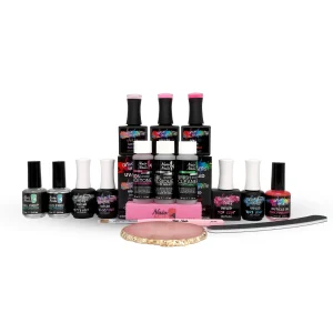 Kit Inicial de Verniz Gel Rosa Perfeito