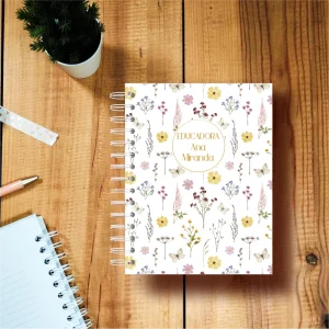Agenda da Educadora Personalizada Flores do Campo